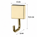 Gancho cabide Dourado banheiro cozinha Future 7506DD