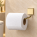Kit banheiro lavabo 4 pe&ccedil;as dourado Future toalha banho rosto papel cabide