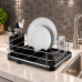 Escorredor louca talher cozinha preto cromado Future 982