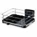 Escorredor louca talher cozinha preto cromado Future 982