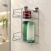 PRATELEIRA BANHEIRO SHAMPOO VENTOSA LAVANDERIA COZINHA FUTURE 4051