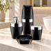 Kit lavabo banheiro 4 Peças Future ABS Preto cromado 2705PT