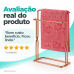 Porta Toalha banheiro rosto m&atilde;os Bancada rose gold Future 1171RG