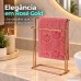 Porta Toalha banheiro rosto m&atilde;os Bancada rose gold Future 1171RG