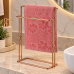 Porta Toalha banheiro rosto m&atilde;os Bancada rose gold Future 1171RG