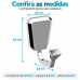 Gancho cabide de parede banheiro lavabo cromado