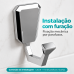 Gancho cabide de parede banheiro lavabo cromado