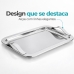 Bandeja Inox Santorini M&eacute;dia Com Al&ccedil;as 34,5x25 Forma