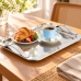 Bandeja Inox Santorini M&eacute;dia Com Al&ccedil;as 34,5x25 Forma