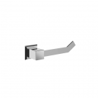 Kit banheiro inox Quadrado 5 peças porta toalha banho rosto porta papel higienico cabide sabonet