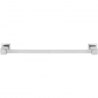 Kit banheiro inox Quadrado 5 peças porta toalha banho rosto porta papel higienico cabide sabonet
