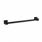 Kit banheiro lavabo inox Preto fosco 3 peças Black toalheiro banho, rosto, papeleira