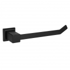 Kit banheiro lavabo inox Preto fosco 3 peças Black toalheiro banho, rosto, papeleira