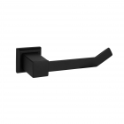 Kit banheiro lavabo inox Preto fosco 3 peças Black toalheiro banho, rosto, papeleira
