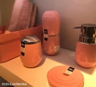 Kit banheiro lavabo Rosa quartzo OU porta escova de dente e sabonete liquido