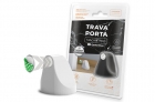 Trava Porta Magnético branco comfort door imã super poderoso e adesivo 3m ideal para pisos