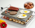 CHURRASQUEIRA GRILL PEDRA GRANITO ELETROTERMICA STONE CORUMB&Aacute; FERGUS 127V