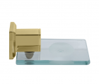 KIT BANHEIRO LAVABO LUXO 5 PEÇAS INOX DOURADO OURO GOLD