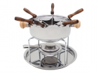 CONJUNTO FONDUE PANELA INOX 1 LITRO 10 PEÇAS RAVINOX 501