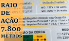  ELETRIFICADOR CERCA ZEBU ZK400 127V 400KM MAIS POTENTE DO BRASIL