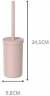 Escova Sanitária Banheiro limpeza vaso Bold Rosa Duna SS1000RSDF