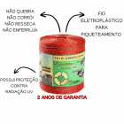 FIO ELETROPLASTICO LARANJA 500M PARA CERCA ELETRICA ZEBU 2137-7