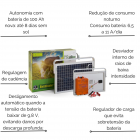 ELETRIFICADOR DE CERCA ELÉTRICA SOLAR ZEBU ZS120i 120KM CHOQUE