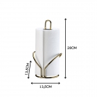 Suporte porta rolo papel toalha bancada mesa Dourado Future 