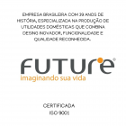 Suporte porta rolo papel toalha bancada mesa Dourado Future 