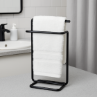 Porta Toalha Lavabo Bancada Pia Preto Fosco 2022PT Future