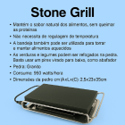 CHURRASQUEIRA GRILL PEDRA GRANITO ELETROTERMICA STONE &Ocirc;NIX FERGUS 127V