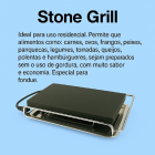 CHURRASQUEIRA GRILL PEDRA GRANITO ELETROTERMICA STONE &Ocirc;NIX FERGUS 127V