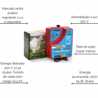 Eletrificador rural ZK300 Zebu Cercas 220V 200km fio cerca
