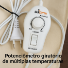 Lençol térmico elétrico king size 127v Sulterm certificado INMETRO unico garantia 3 anos