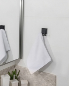 Kit Lavabo Banheiro Preto Fosco Ventosa 03 Peças Future