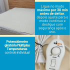 Lençol térmico elétrico queen size 220v Sulterm certificado INMETRO unico Garantia 3 anos