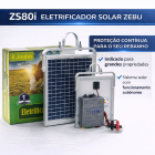 ELETRIFICADOR CERCA ELETRICA RURAL SOLAR ZEBU ZS80I 