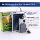 ELETRIFICADOR CERCA ELETRICA RURAL SOLAR ZEBU ZS80I 