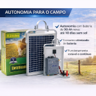 ELETRIFICADOR CERCA ELETRICA RURAL SOLAR ZEBU ZS80I 