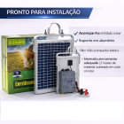 ELETRIFICADOR CERCA ELETRICA RURAL SOLAR ZEBU ZS80I 
