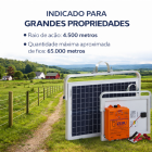 ELETRIFICADOR DE CERCA EL&Eacute;TRICA SOLAR ZEBU ZS120i 120KM CHOQUE