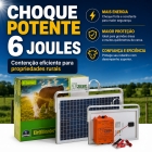 ELETRIFICADOR DE CERCA EL&Eacute;TRICA SOLAR ZEBU ZS120i 120KM CHOQUE