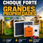 ELETRIFICADOR DE CERCA EL&Eacute;TRICA SOLAR ZEBU ZS120i 120KM CHOQUE