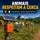 ELETRIFICADOR DE CERCA EL&Eacute;TRICA SOLAR ZEBU ZS120i 120KM CHOQUE