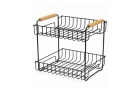 Organizador Multiuso 2 Andares Future Dolce Vita Preto Fosco
